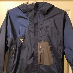 Men’s Mountain Hardwear Rain Jacket Blue